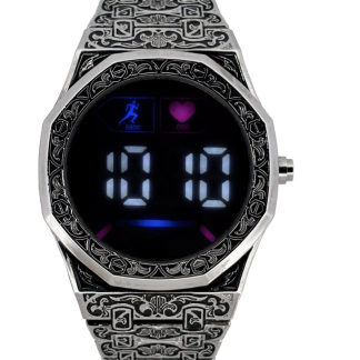 Reloj Zeit Digital Unisex Extensible de Metal